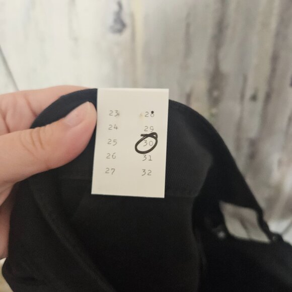 NWT Current/Elliott The Confidant Pants Black Size 30 $198 - Picture 7 of 12